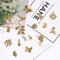 SANNIX 200Pcs Gold Charms Bulk Antique Gold Charms for Jewelry Making Charm Bracelet Necklace Earrings DIY Craft Making